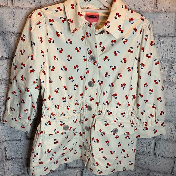 Kate Spade Cherry Toss Jacket. NWOT